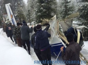 Epava avionului prabusit in Apuseni