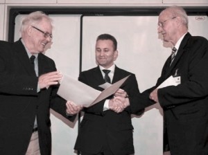Prof. Dr. Classen, Dr. Alin Stirban, Dr. Farm. Fritz Worwag (Foto: pressNeurodiab)