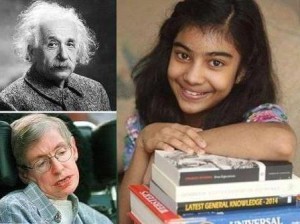 Albert Einstein, Stephen Hawking, Lydia Sebastian 