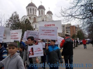 mars pentru viata - catedrala Sf. Sava (2)