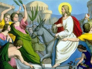 primirea lui Iisus Hristos la Ierusalim, de Florii