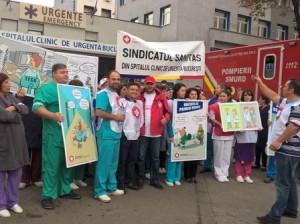 protest spitalul de urgenta bucuresti